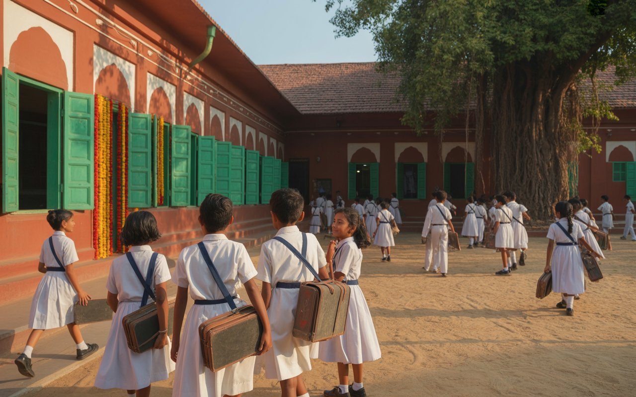 a photograph of a traditional indian sch zgwekgssuim7bejyybvea fux0urlrfu5k6 y73hm6a